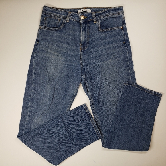 Zara Women's High Rise Slim Jeans Size 6 - Picture 1 of 7